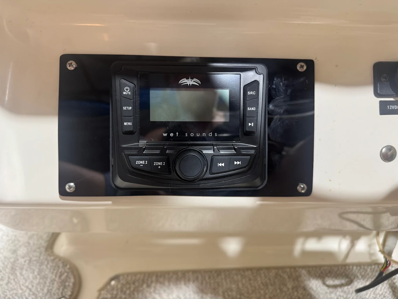Marine stereo installation